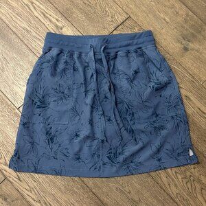 Mountain and Isles Blue Floral Active Skort Size Small
